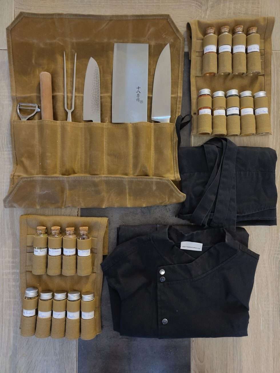 Commando cuisine équipement chef maison vinz