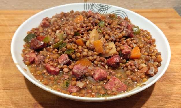 Saucisses lentilles du père Vinz